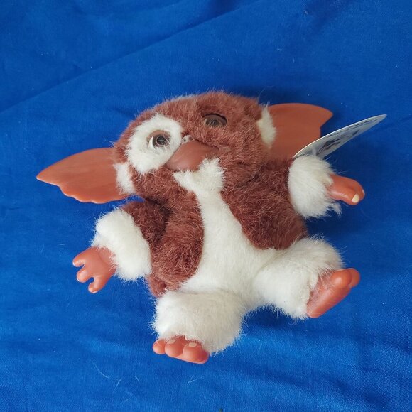 NECA VTG Neca Gremlins Gizmo Plush Hard Plastic Head Ears and Feet 6 inches - Picture 1 of 8